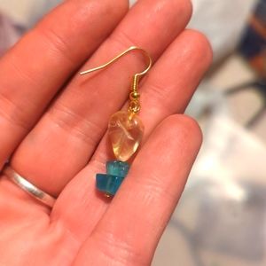 Homemade Gemstone Earrings